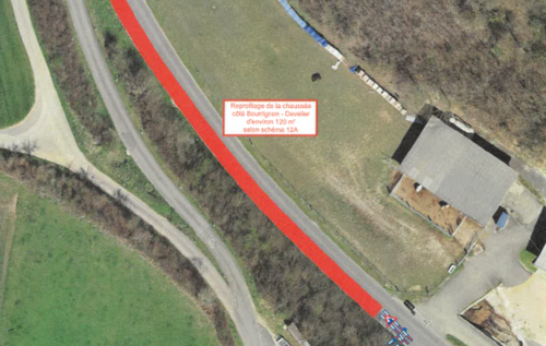 Travaux - Route de Bourrignon